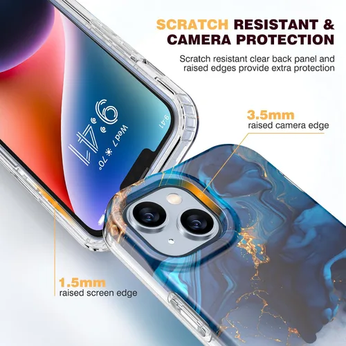 Vista 322 de DIACLARA - Funda transparente compatible con iPhone XR 6.1 pulgadas 2018