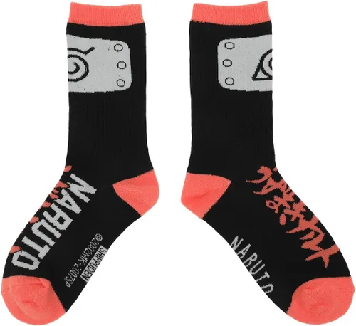 Vista 5 de Bioworld Naruto Ichiraku Ramen - Calcetines casuales para mujer (5 pares), Multi colorido