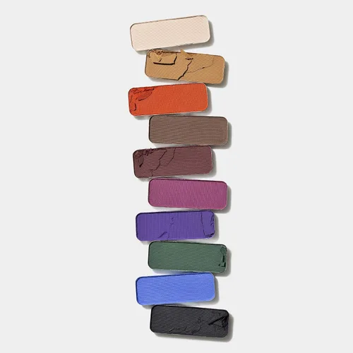 Vista 5 de e.l.f. Mad For Matte Paleta de sombras de ojos, 10 tonos, Jewel Pop, 0.49 onzas