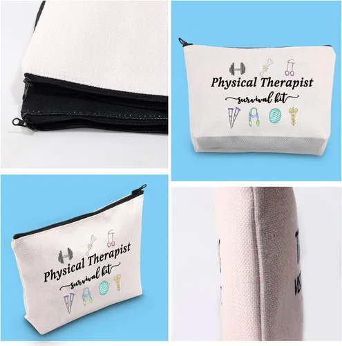 Vista 7 de GJTIM Physical Therapist Gift PT Apreciation Thank You Gift Physical Therapist Survival Kit Bolsa de maquillaje