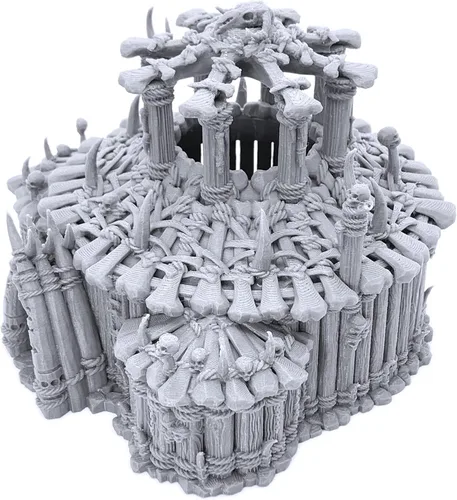 Vista 5 de The Witch Temple by Printable Scenery, 3D Impreso RPG Scenery y Wargame Terrain 1.102 in Miniaturas