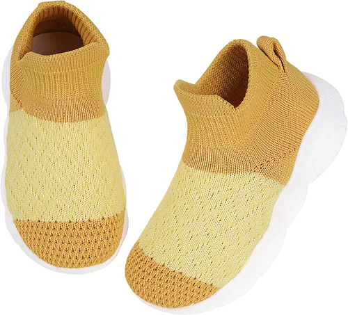 Vista 50 de Zapatos de bebé Pantuflas para niños pequeños, calcetines para niños y niñas, suela antideslizante
