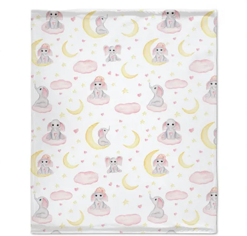 Vista 22 de Bonita manta de franela de elefante, ultra suave y acogedora, manta de forro polar ligera y mullida, manta de felpa cálida para sofá, cama, 30 x 40