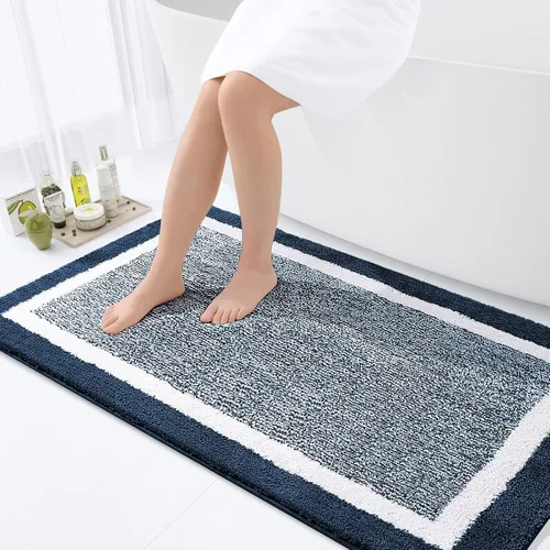 Vista 83 de OLANLY Alfombras de baño 24x16, tapetes de baño extra suaves y absorbentes de microfibra, antideslizantes, lavables a máquina, secan rápido