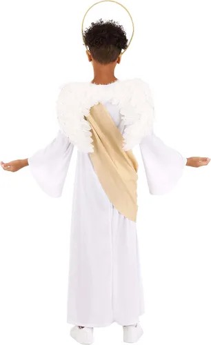 Vista 3 de Disfraz de ángel sagrado para niños
