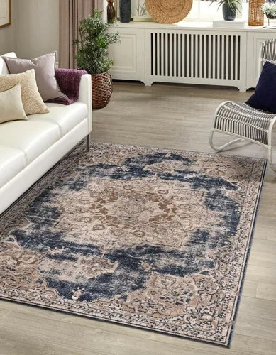 Vista 14 de Unique Loom Chateau Collection - Alfombra de área Roosevelt (2' 2" x 3' 1", rectangular, caqui/beige)