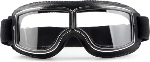 Vista 12 de Gafas de Motocicleta Vintage Antiarañazos Gafas de Scooter Esquí para Hombres Mujeres Adultos
