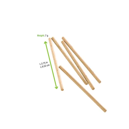 Vista 3 de PacknWood - 210 PALITO - Palitos de madera para pastel - Palitos de paletas para alimentos - Palitos de helado de madera - Palitos de madera