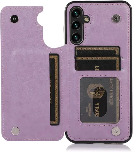 Vista 4 de Asuwish Funda de teléfono para Samsung Galaxy A16 5G/4G con protector de pantalla de vidrio templado y tarjetero con soporte para tarjetero, soporte