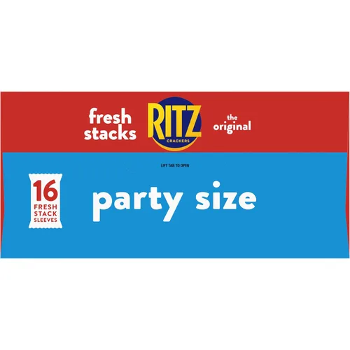 Vista 18 de RITZ Fresh Stacks galletas originales, tamaño fiesta, 16 paquetes