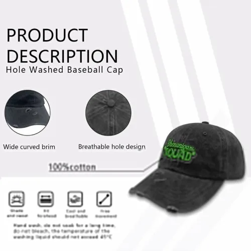 Vista 7 de Baseball Cap Men Ash-Wednesday Athletic Caps for Womens Lids Hats Breathable shenaniganss Squad Sun Visor Hat