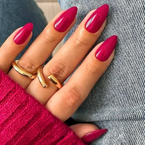 Vista 12 de Modelones Uñas postizas a presión color rosa almendra, uñas postizas cortas de primavera, kit de uñas reutilizables con pegamento de uñas, mini lima
