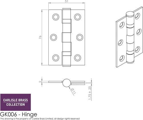 Vista 6 de Carlisle Brass GK006SNCP/INTB BELAS Latch Pack, níquel satinado/cromo pulido