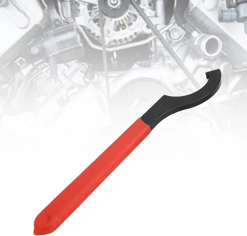 Vista 2 de Naroote Llave de tuerca helicoidal, llave de tuerca de choque en forma de C, llave de tubo amortiguador, llave de tuerca universal, llave de gancho