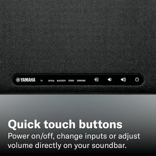 Vista 11 de Yamaha Audio SR-B20A Barra de sonido con subwoofers integrados y Bluetooth, negro