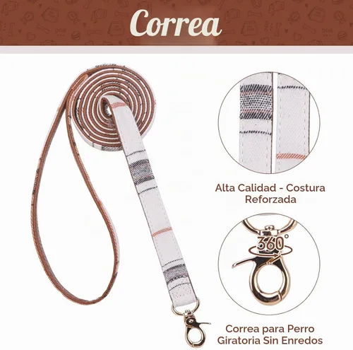 Vista 4 de EXPAWLORER Juego de collar y correa para cachorros, collar clásico a cuadros para perros pequeños con corbatín, bonito juego de collar y correa