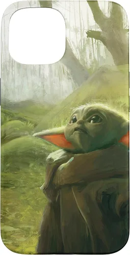 Vista 6 de iPhone 16 Star Wars The Mandalorian The Child Grogu in the Forest Art Case