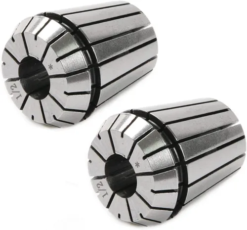 Vista 5 de 2 piezas de 1/2" ER32 Pinzas de resorte de precisión para torno CNC y fresado (Diámetro del agujero: 1/2")