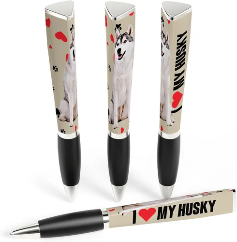 Vista 15 de ANINKABOVE I Love my Aussie Dog - Bolígrafo de punta media, tinta negra, escritura suave, recargable, el mejor regalo para todas las ocasiones