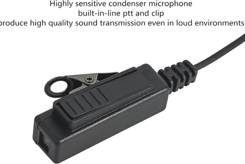 Vista 4 de Walkie Talkie Radio Auricular Auricular Pieza Auricular