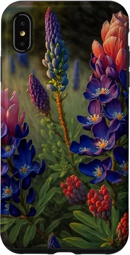 Vista 11 de Texas Rose Colored Bluebonnets Case for iPhone 17