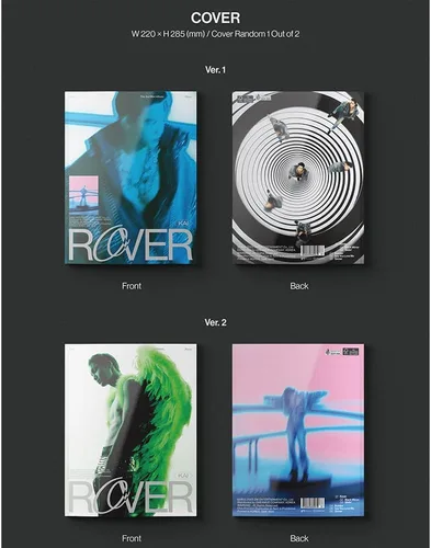 Vista 3 de KAI EXO - Rover [Sleeve Ver.] Álbum+Póster plegado (+ 1 póster plegado)