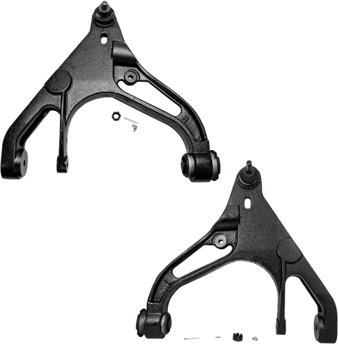 Vista 102 de Detroit Axle - 2 piezas Brazos de control superior delanteros para BMW X5 2007-2018 X6 2008-2019 Brazos de control superior con juntas esféricas