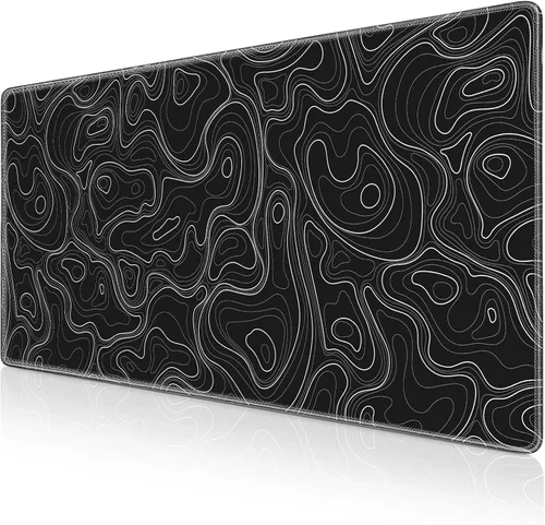 Vista 12 de Alfombrilla de Escritorio, Alfombrilla de Mouse Gaming Grande XXL 35.4×15.7 pulgadas, Alfombrilla Extendida de Computadora Teclado Mouse Escritorio