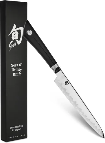 Vista 10 de Shun Sora - Cuchillo para pelar, Pan, 9 pulgadas, Metálico