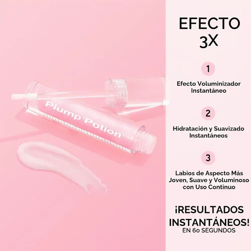 Vista 9 de Physicians Formula Plump Potion Extensión de color de cóctel para rellenar el labio sin agujas, Pink Rose Potion, 0.1 onzas