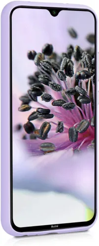 Vista 2 de kwmobile Funda compatible con Xiaomi Redmi Note 8 (2019/2021) - Funda protectora de silicona TPU suave y delgada - Lavanda