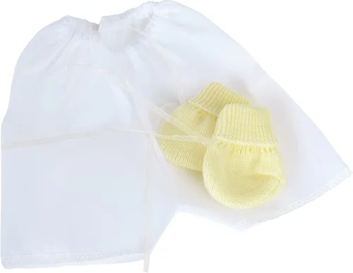 Vista 2 de A&C Quinceañeras and More Ropa Tejida para niño dios Amarillo Baby Jesus Traje de punto para niño Jesús Vestido de punto para niño Jesús (15 cm)