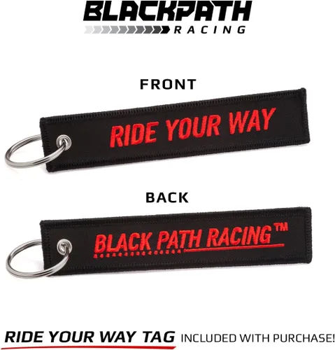 Vista 3 de BlackPath - Compatible con Suzuki - Kit de eslabones de bajada trasera ajustables de 0-4 pulgadas SV650 + SV650 Gladius + V-Storm DL1000 - Varillas