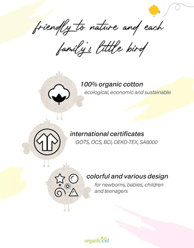 Vista 6 de ORGANICKID Ropa interior 100% orgánica 100% algodón certificado GOTS para niños pequeños, paquete de 3