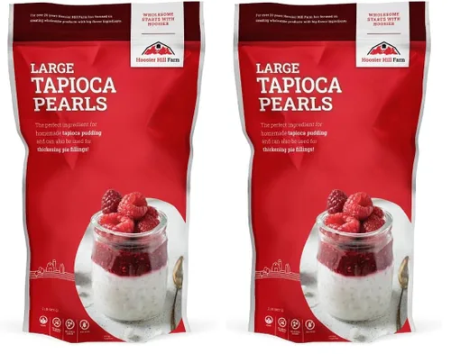 Vista 7 de Hoosier Hill Farm Perlas grandes de tapioca, 2LB (paquete de 1)