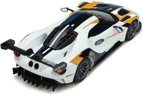 Vista 8 de GT Spirit Ford GT MK II 2020, blanco GT290 - Coche de juguete modelo de resina a escala 1/18