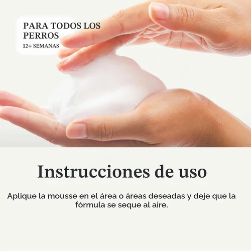 Vista 5 de PetLab Co. Skin & Coat Mousse para perros, humectante sin enjuague, 7 onzas líquidas