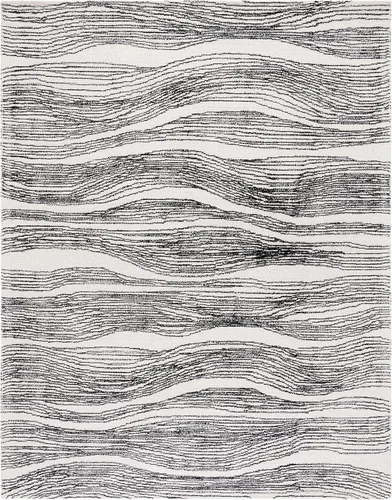 Vista 29 de SAFAVIEH Metro Collection - Alfombra decorativa de 2 x 3 pies, azul y marfil, diseño transicional, ideal para áreas de alto tráfico en pasillo, baño