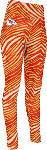 Vista 104 de Zubaz NFL Mallas para mujer de longitud completa de cintura alta básica 1.0
