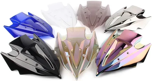 Vista 4 de FSFY - Deflector de parabrisas de motocicleta con doble burbuja para Kawasaki Ninja 300 250 2013-2017