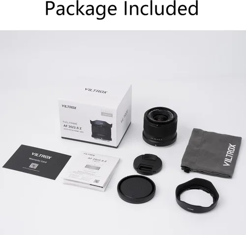 Vista 8 de VILTROX 0.787 in f2.8 Z Mount, 0.787 in f/2.8 Z-Mount lente AF de marco completo para cámaras Nikon Z Mount Z5 Z50 Z6 Z6II Z7 Z7II ZFC Z30 Z9 Z8