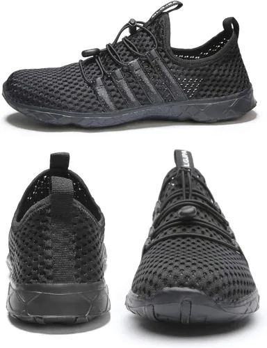 Vista 5 de DLGJPA - Zapatos deportivos Aqua ligeros para agua para hombre zapatos de secado rápido para deportes y para caminar.