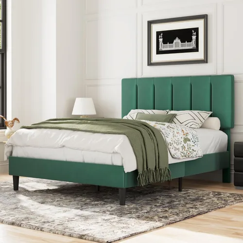 Vista 25 de VECELO Base de cama de tamaño individual con cajón de almacenamiento, base de cama de plataforma resistente con cabecera y fuerte soporte de Negro