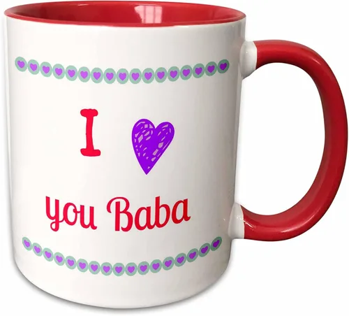 Vista 8 de 3dRose RinaPiro - Citas - Te amo baba, abuela abuela - Tazas (mug_212700_4)