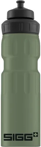 Vista 10 de SIGG - Botella de agua deportiva - WMB Sports Black - Con tapa deportiva de 3 etapas - Fabricado en Suiza - A prueba de fugas - Ligero - Metal