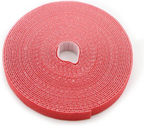 Vista 16 de Cinta de velcro reutilizable para sujetar cables, rollo de 3/4 de pulgada de doble cara con gancho