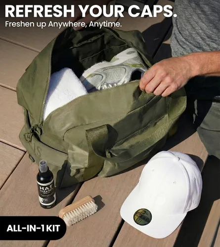 Vista 6 de EVEO Hat Cleaner for Baseball Caps - Hat Cleaning Kit Sweat Stain Remover & Deordorizer Hat Saver for Felt, Cowboy & Caps