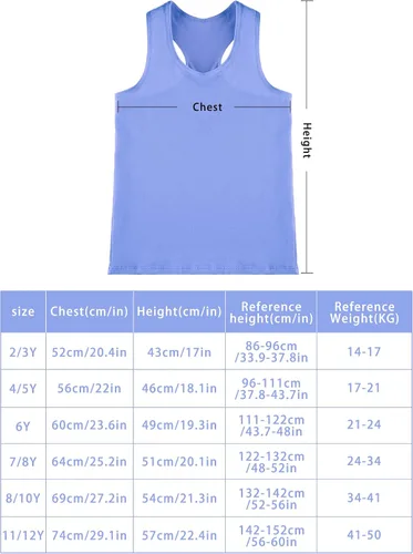 Vista 3 de Camiseta sin mangas de 3 piezas para niñas, con espalda cruzada, para bailar, gimnasia, ropa de baile