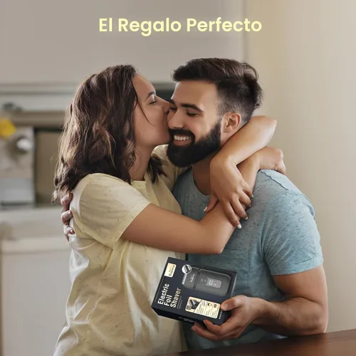 Vista 8 de Brightup - Afeitadoras eléctricas de lámina para hombres - Maquinilla de afeitar eléctrica suave y de corte cercano para hombres con recortador