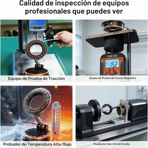 Vista 7 de Soporte magnético negro para coche, ajustable en 360°